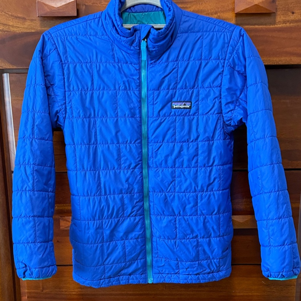 Patagonia Vibrant Blue Nano puff jacket